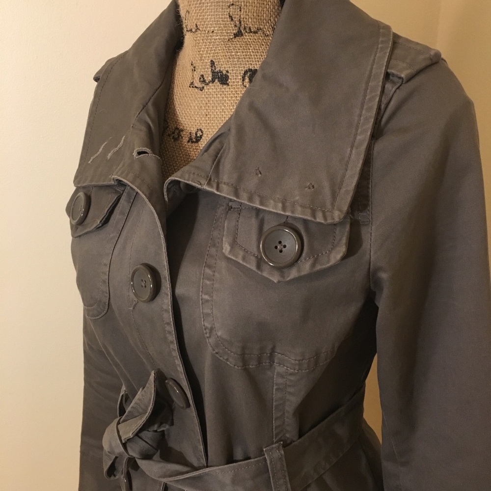 H&M Gray Military Style Jacket - Picture 2 of 4